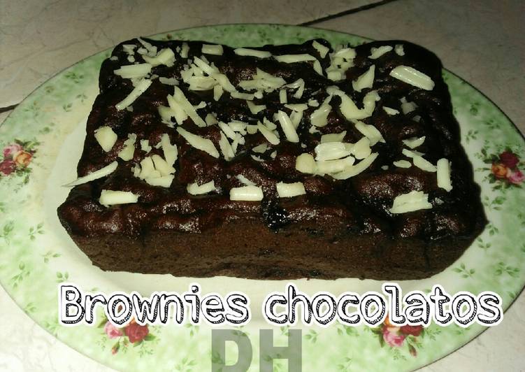 Brownies Chocolatos No oven No mixer