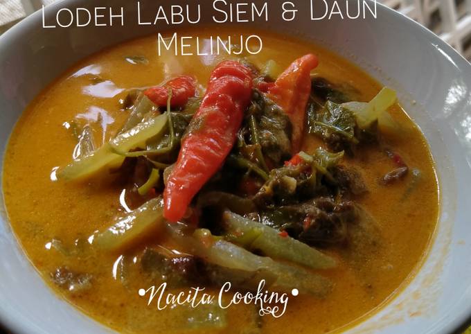 Lodeh Labu Siem & Daun Melinjo