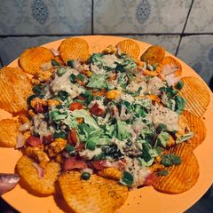 A picture of A lazy plater.