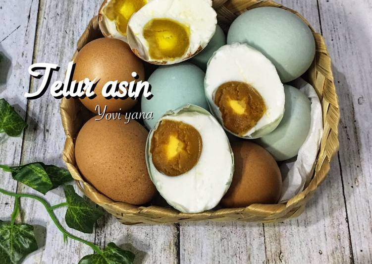 Cara Gampang Membuat Telur asin homemade (masir) yang Bikin Ngiler