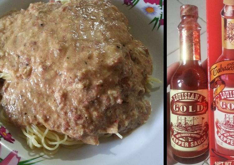 Resep Simple Spaghetti Carbonara With Corned Beef oleh S.L Resep Simple Spaghetti Carbonara With Corned Beef oleh S.L