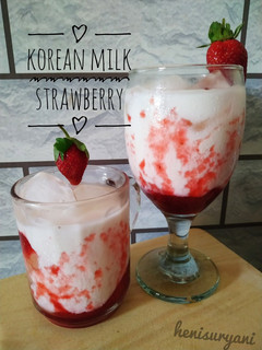 Foto resep 82. 🍓Korean Milk Strawberry 🍓