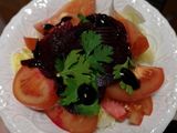 Salada de tomate e beterraba