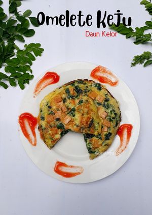 Foto resep Omelet Kelor Keju