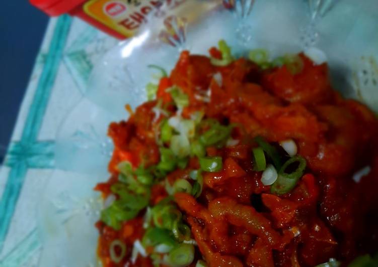 Bumbu Membuat 매운 닭발 (ceker ayam pedas saus gochujang sederhana) Lezat