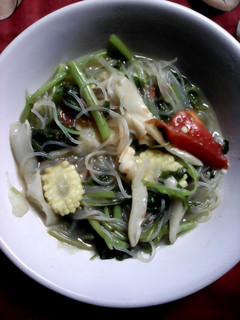 Foto resep Cah jamur bayam bihun baby corn 🌽