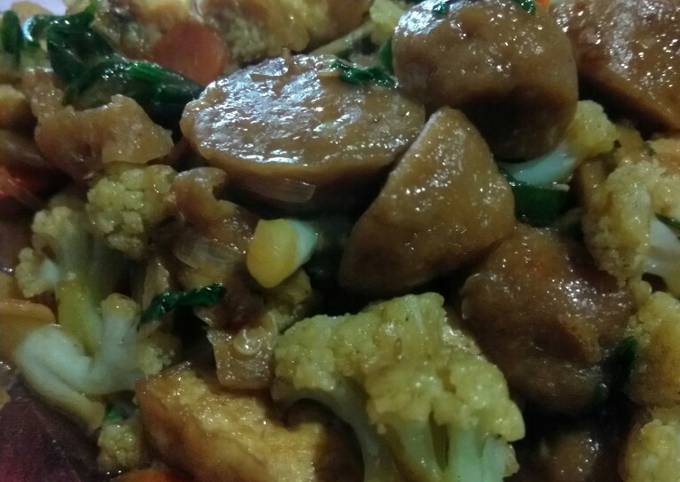 Resep Tumis Kembang Kol Dan Bahu Bakso Tahu Oleh Swidya Dya Dea Cookpad