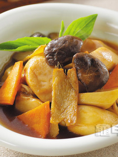 【蔬香滿庭】紅燒鮑菇 的食譜成品照片