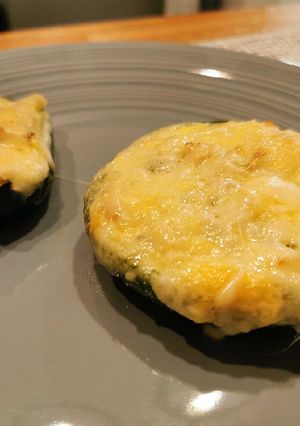 Una foto de Zapallitos rellenos de pollo