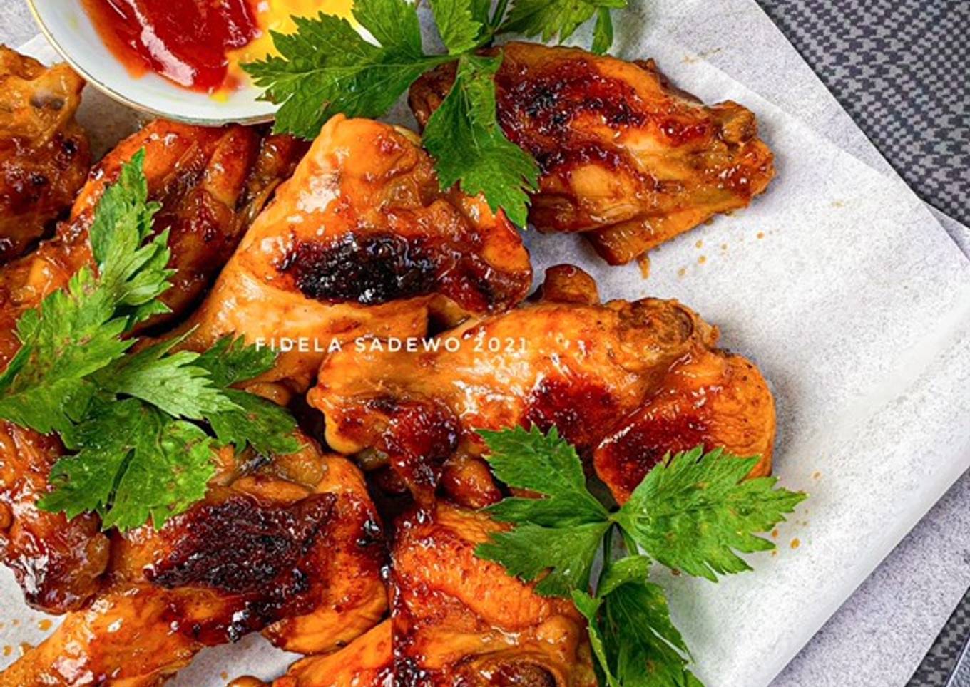 Sayap Ayam Panggang Teflon ala Pizza Hut