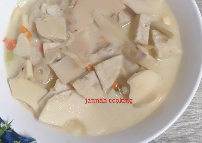Wajib coba! Resep buat Sayur Rebung santan yang sesuai selera