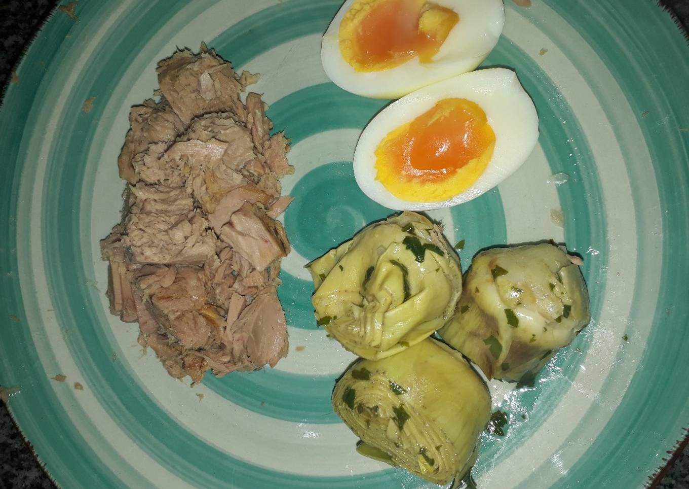 Alcauciles en comida saludable