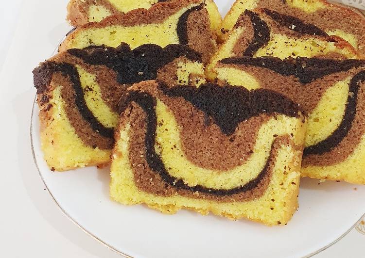 Langkah Mudah Menyiapkan Sempurna Marble Cake