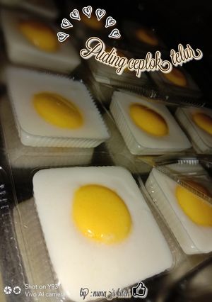 Foto resep Puding ceplok telur simple & easy 🍳🍮