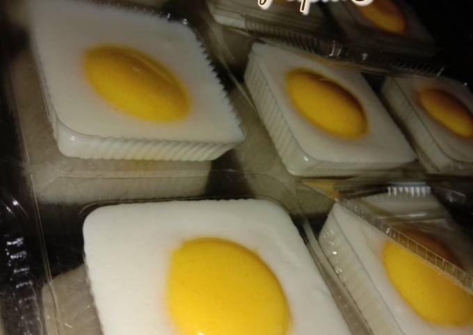 Puding ceplok telur simple & easy 🍳🍮