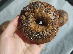Φωτογραφία της συνταγής Bagels ολικής άλεσης με σπόρους chia
