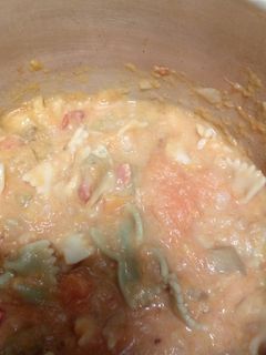Una foto de Macarrones con calabaza