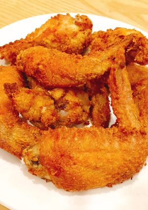 Hình của món Gà tẩm bột chiên giòn bằng nồi chiên không dầu.