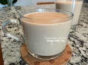 A picture of black tea with ginger