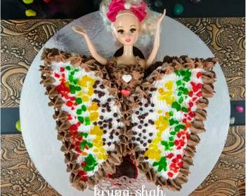 New Recipe Butterfly doll cake Delicious Steady