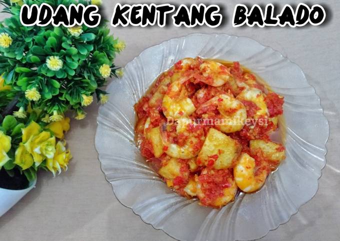 Resep Udang Kentang Balado Padang Oleh Ziana Zahim Dapur Mami Keysi Cookpad