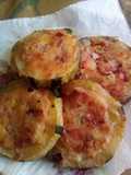 Mini pizza de zucchini