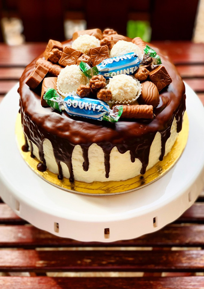 Kókuszos fehércsoki-krémes torta recept fotója