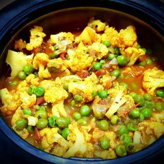 Gobi Matar (Thin Gravy) A picture of Gobi Matar (Thin Gravy).
