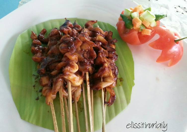 Sate Jamur Pedas Manis