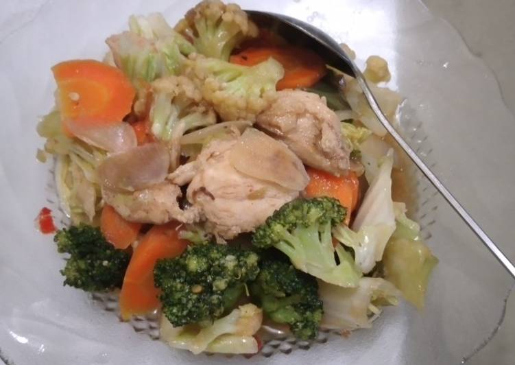 Cara mudah memasak Ayam Ca Brokoli yang nikmat
