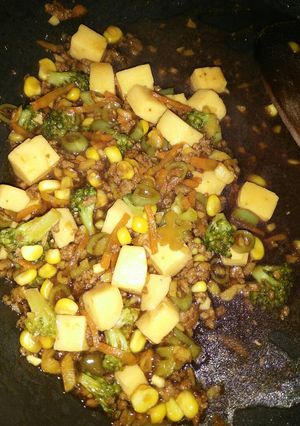 Foto resep Mpasi 1y sayur daging cincang