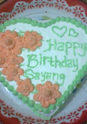 Foto resep Cake ulang tahun