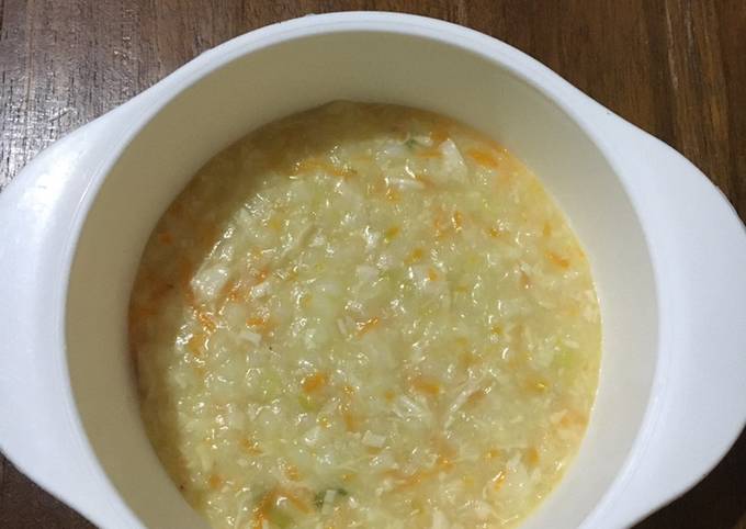 Cara Gampang Menyiapkan Bubur Sop Ayam Mpasi 8 M+ yang Sempurna