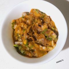 A picture of Bihari Style Baingan Bharta.