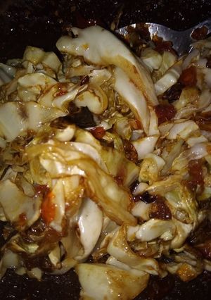 Foto resep Kubis Goreng Pedas