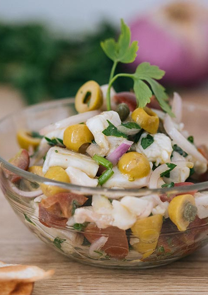 Una foto de Ceviche de dorada