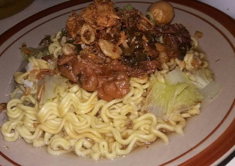 Mie ayam sawi putih homemade ❤❤❤