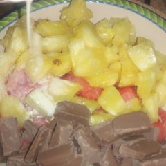 A picture of Hubby's treat.