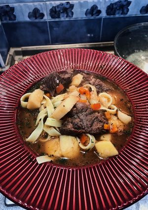 Фото Наваристый суп с говядиной 🍲.