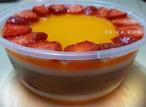 Foto resep Mandarin Orange Coconut Fruit Pudding