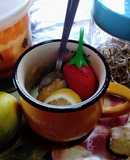 Infusión de manzanilla, jengibre, limón y miel