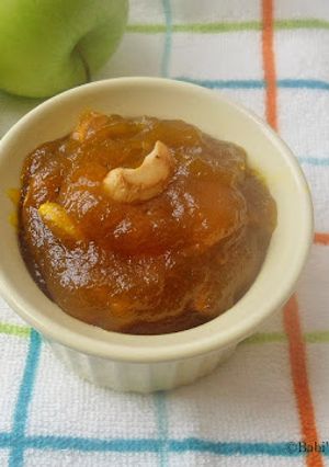 A picture of Apple Halwa.
