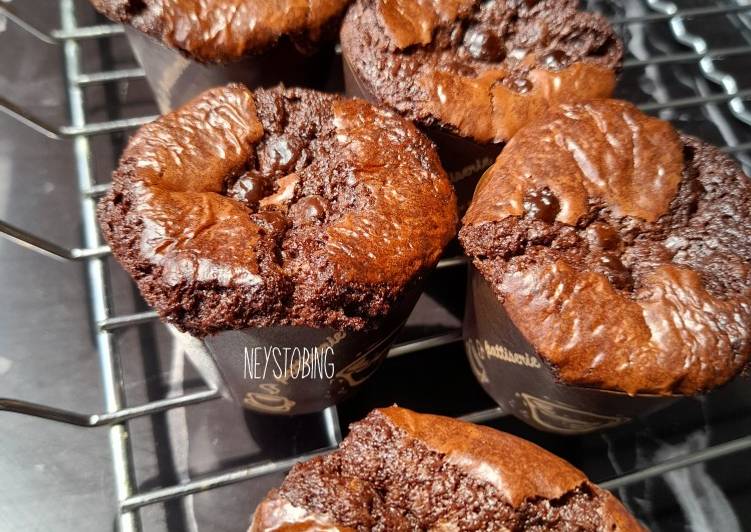Resep Mudah #307. Broffins (Brownies Muffin) Nikmat Lezat