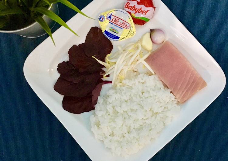 Mpasi 4 bintang tuna bayam merah ✨6m✨