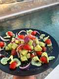 Fresca insalata con cetrioli