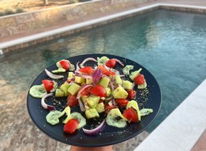 Foto di Fresca insalata con cetrioli