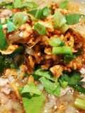 ข้าว(ญี่ปุ่น)ต้ม หมูหมักเวฟ