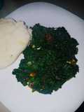 Ugali with miroo