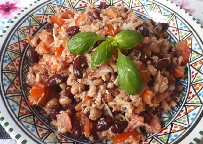 Receta Ensalada de judías y atún