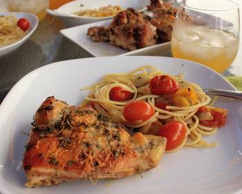 Ultimate, Prepare Easy Italian Dressing Roast Chicken  Fresh Tomato Sauce Very Delicious